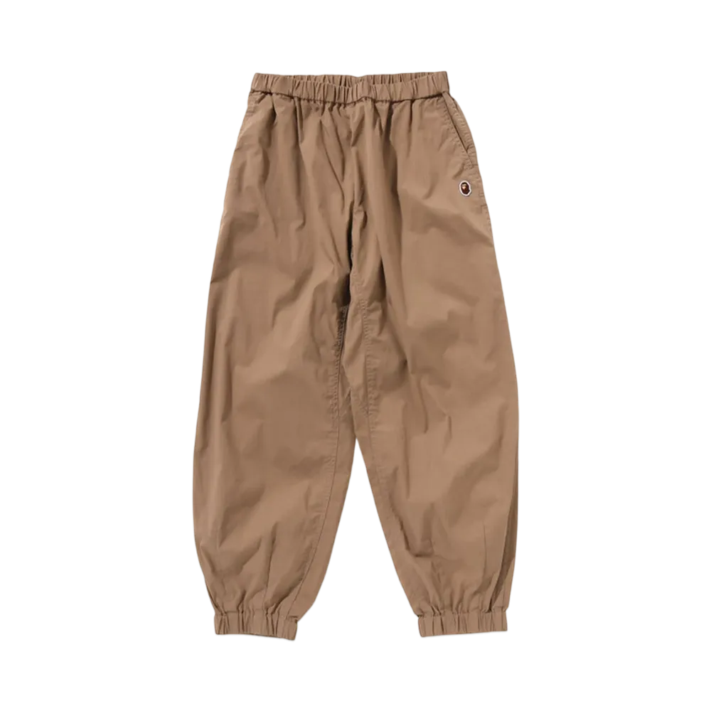 A BATHING APE Ape Head One Point Balloon Pants "Beige"