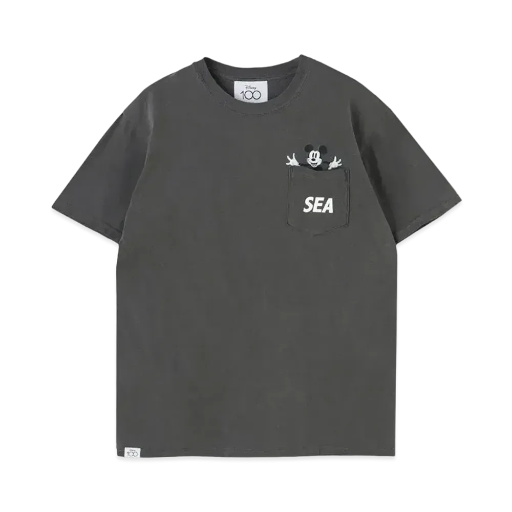 WIND AND SEA Mickey Mouse / Pocket Tee "Pepper"