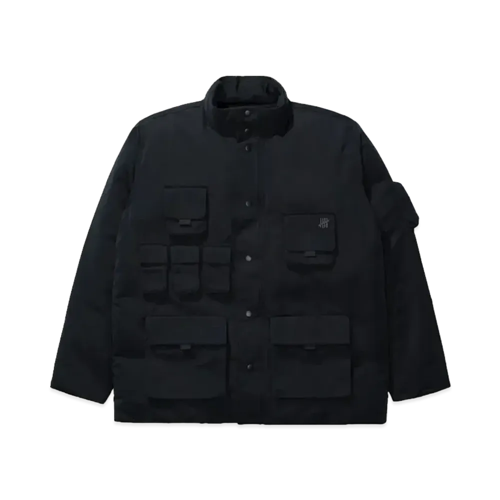 UNDEFEATED Multi-Pocket Down Jacket "Black"