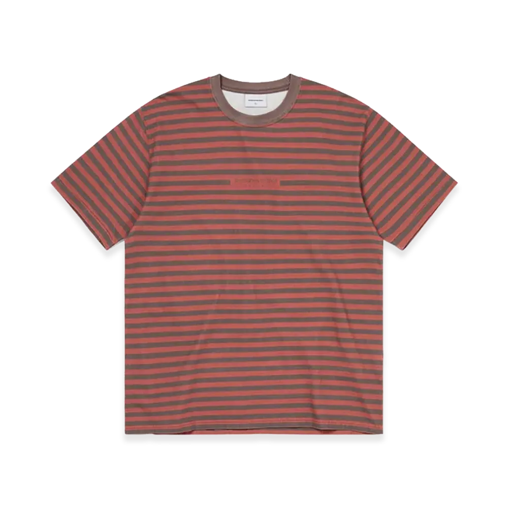 thisisneverthat Printed Striped Tee "Red"