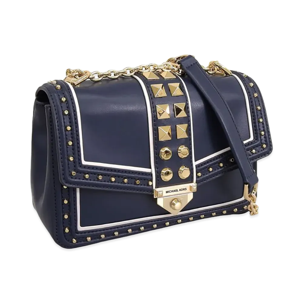 MICHAEL KORS Women's Soho LG Frmeout CHN Shoulder "Navy"