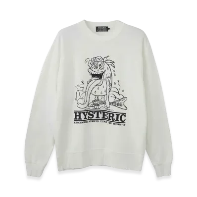 HYSTERIC GLAMOUR SBM Flying V Sweatshirt "White"