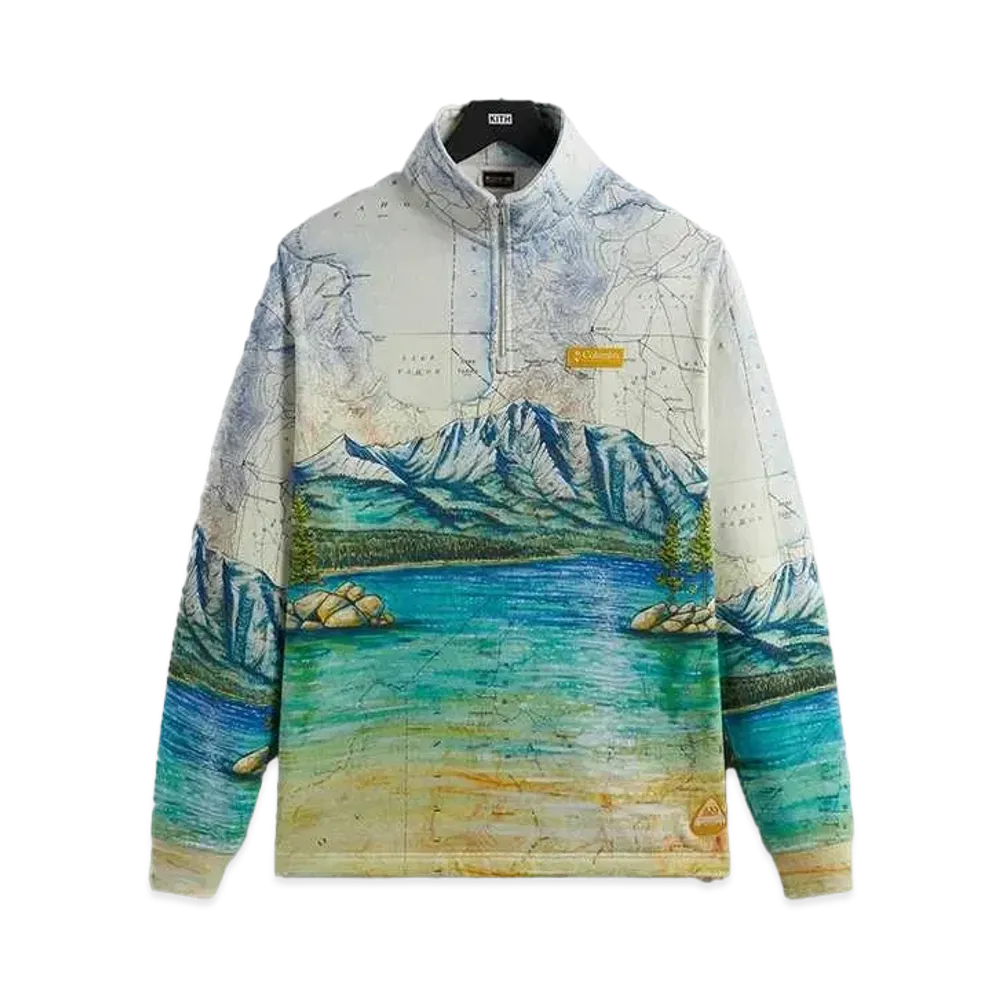 Kith x Columbia Lake Tahoe Quarter Zip "Chalk"