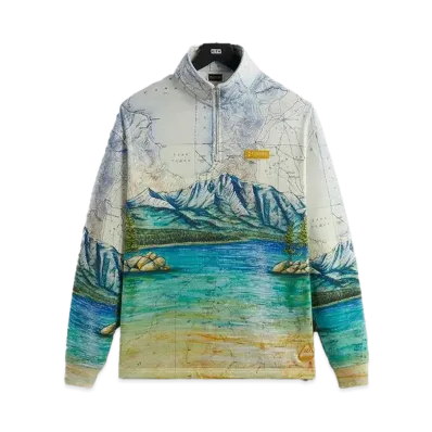 Kith x Columbia Lake Tahoe Quarter Zip "Chalk"