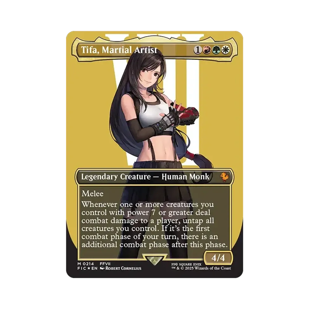 格闘家、ティファ M :サージ Foil :ボーダーレス版 [FIC 0214]【英語版】(ファイナルファンタジー)