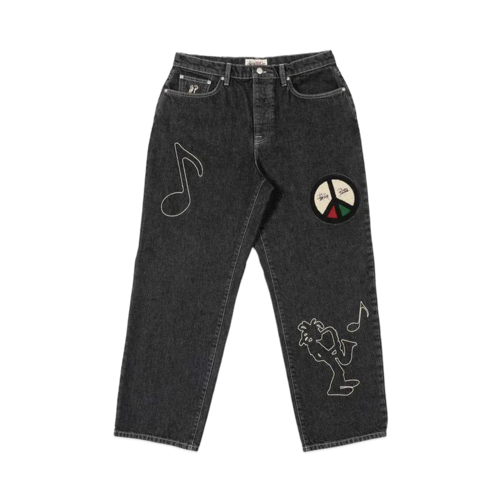 Stussy x Patta Big Ol' Jean "Black"