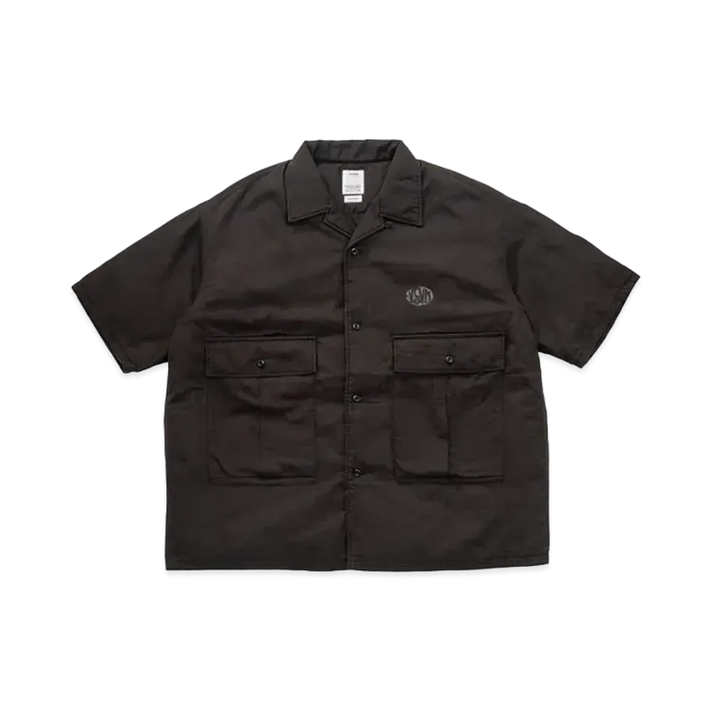 visvim Cornet Down Shirt S/S "Black"