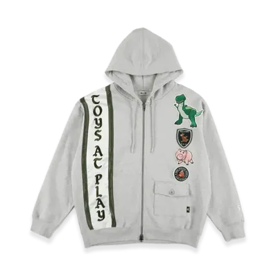 WIND AND SEA x TOY STORY Zip Hoodie "Gray"