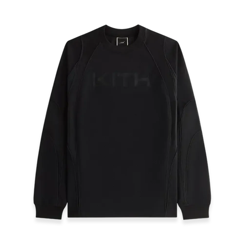Kith Women's Ridley Panelled Tech Long Sleeve "Black"
