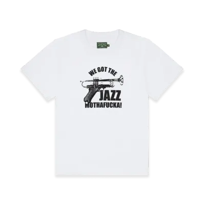 DENIM TEARS St. Albans Jazz Tee "White"