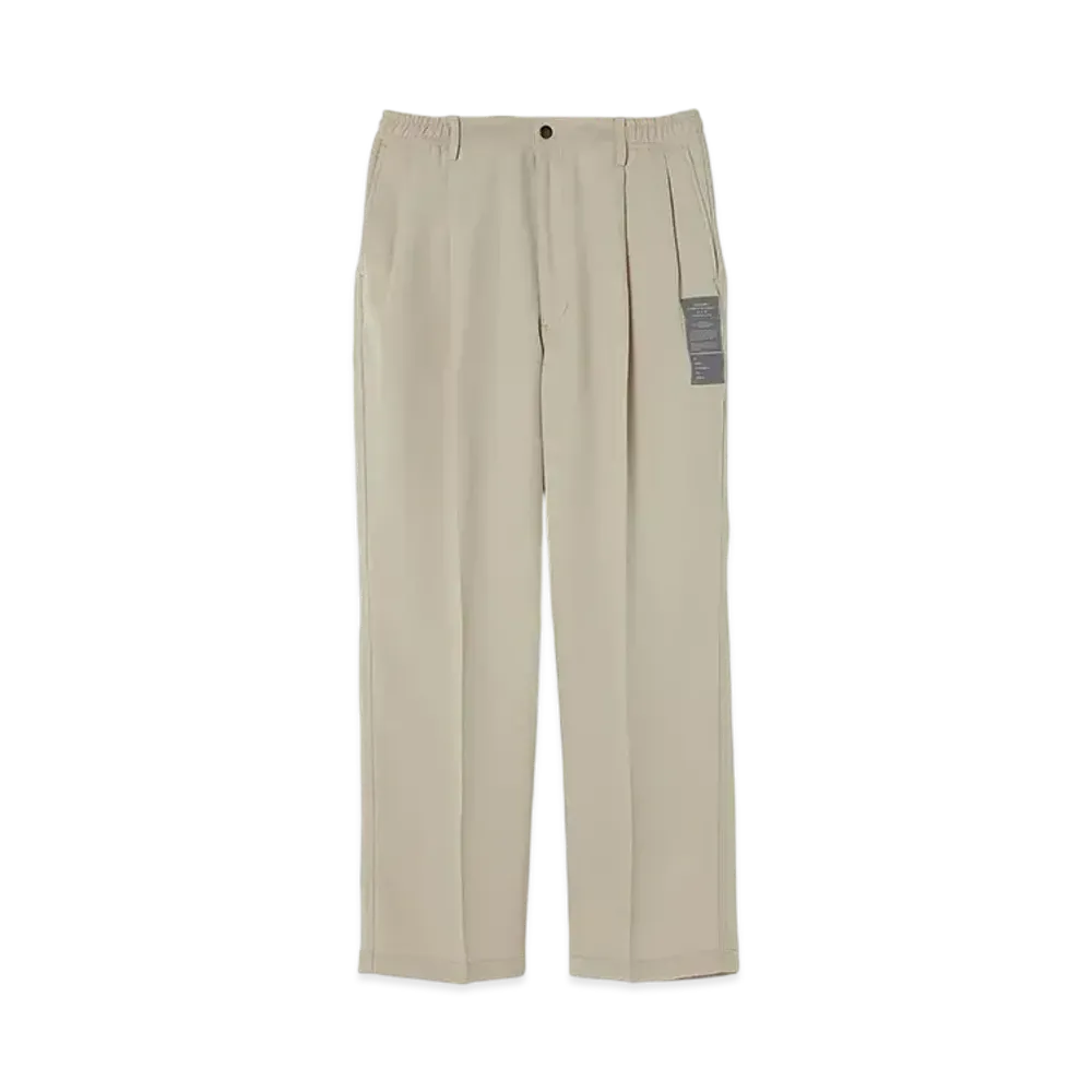 N.HOOLYWOOD Double Tuck Trousers "Beige"