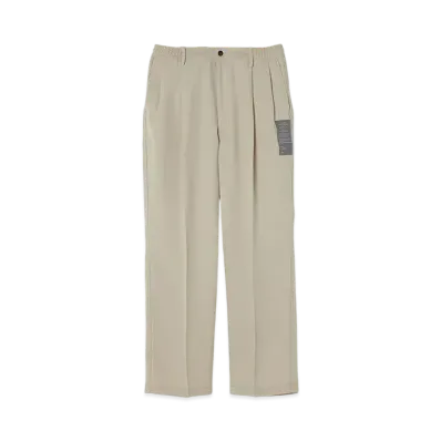 N.HOOLYWOOD Double Tuck Trousers "Beige"
