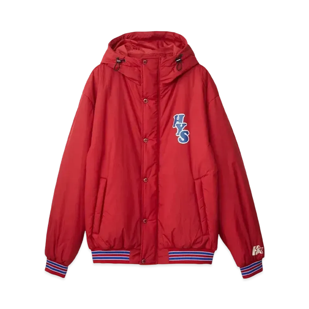 HYSTERIC GLAMOUR Hysteric Rollers Hooded Blouson "Red"