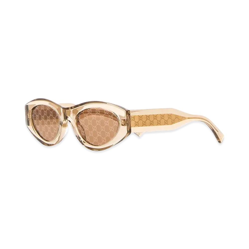 GUCCI Women's Acetate Sunglasses "White"