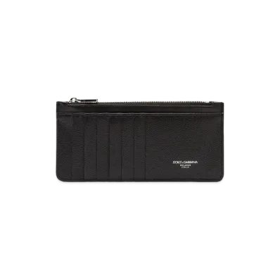 Dolce&Gabbana Long Credit Card Holder Calfskin "Black"