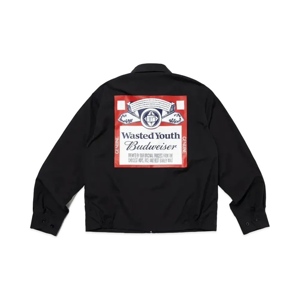Wasted Youth Drizzler Jacket "Black" / VERDY