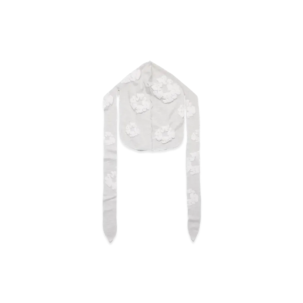 DENIM TEARS Thermal Cotton Wreath Durag "Grey"