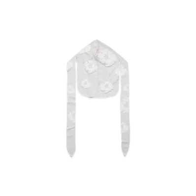DENIM TEARS Thermal Cotton Wreath Durag "Grey"