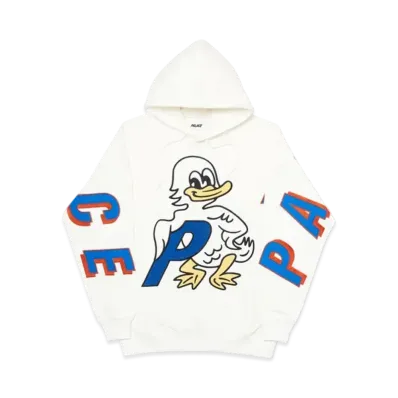 PALACE Duck Out Hood "White"