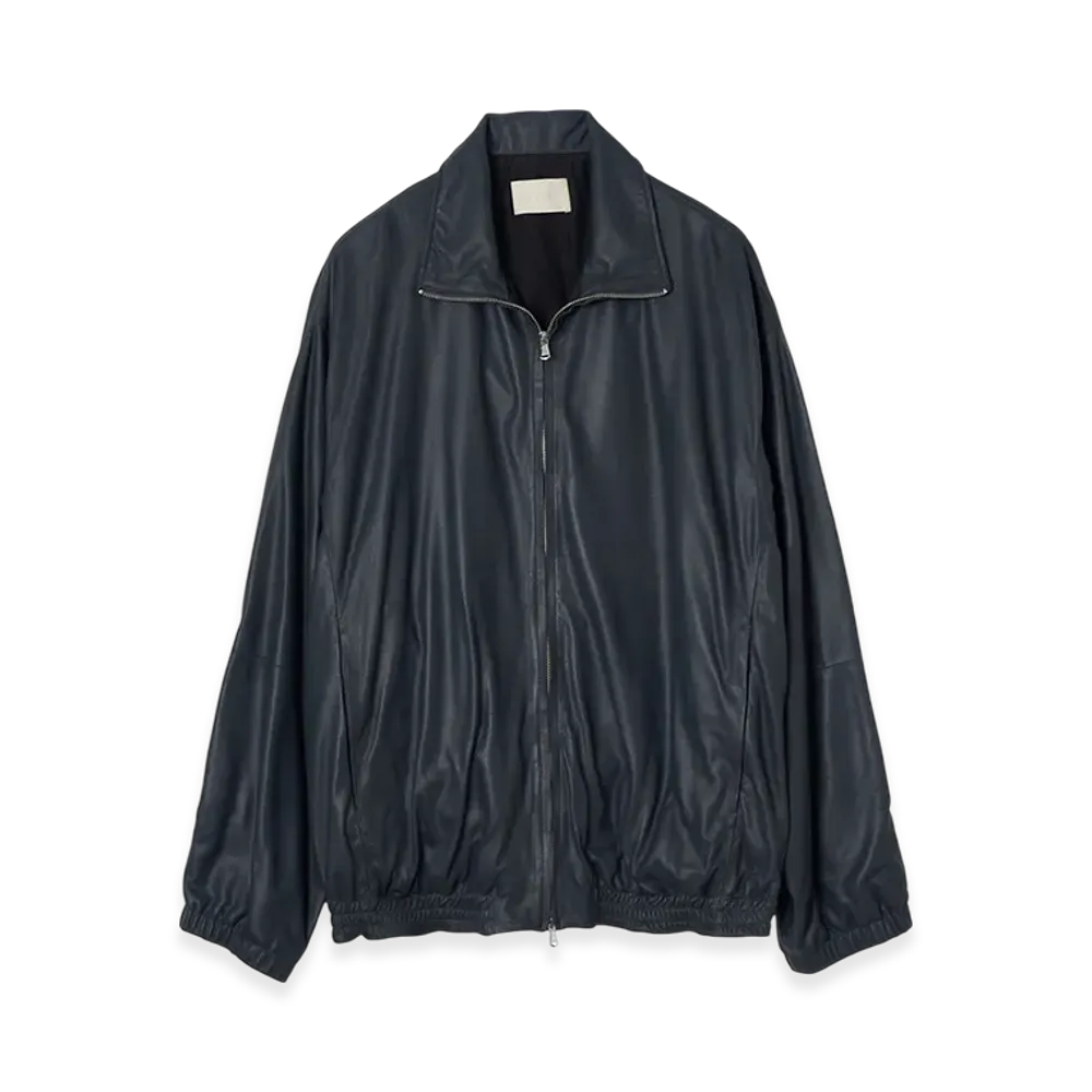 YOKE Sheep Suede Nappalan Leather Training Jackt "Peacock"