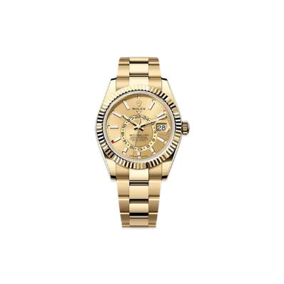 ROLEX Sky-Dweller 42mm Yellow Gold 336938 "Champagne-colour"