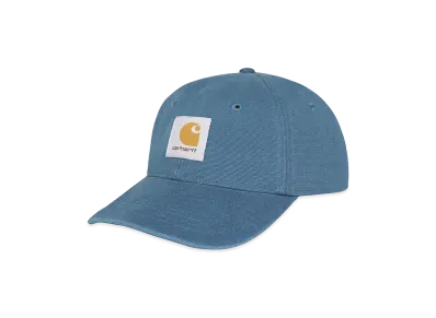 Carhartt WIP Canvas 6-Panel Cap "Blue River/White(Stone Washed)"