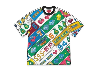 Supreme Slot Machine S/S Top "White"