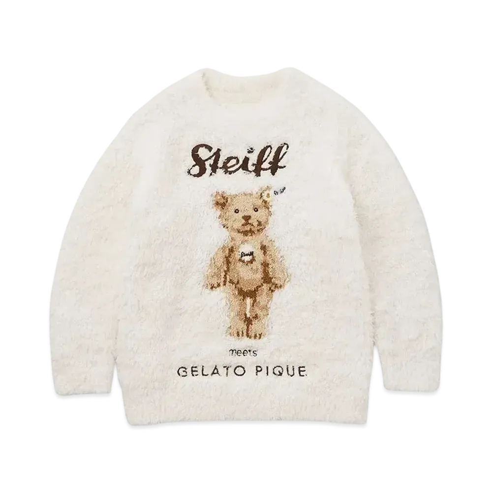 GELATO PIQUE x Steiff Kids Gelato James Jacquard Pullover "Cream"