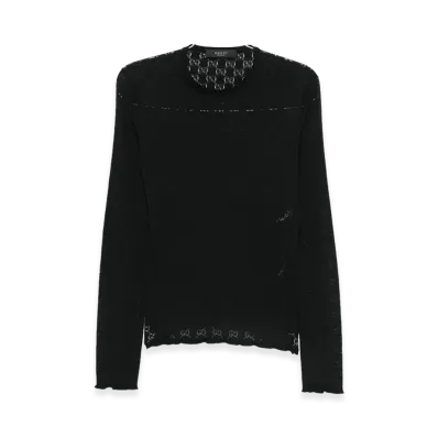 GUCCI Women's GG Cotton Top "Black"