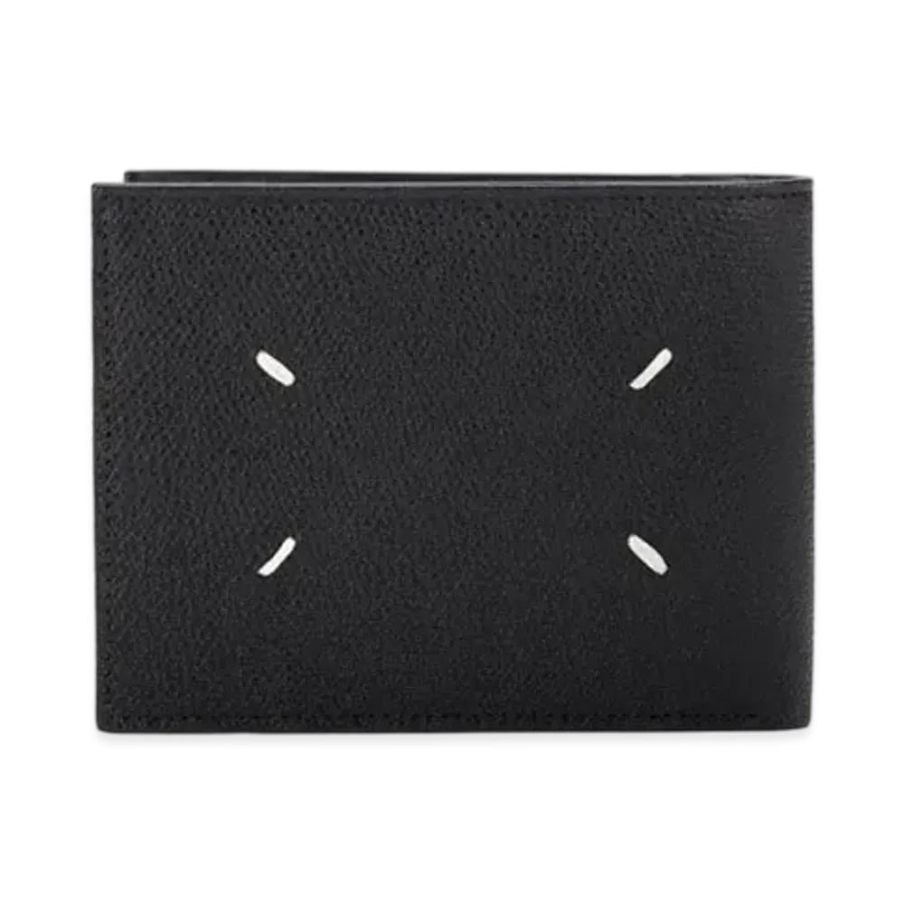 Maison Margiela 4-Stitchees Bi-Fold Wallet "Black"