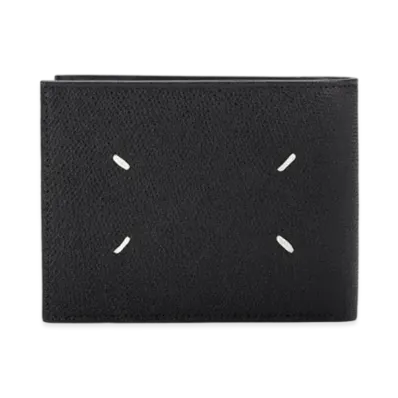 Maison Margiela 4-Stitchees Bi-Fold Wallet "Black"