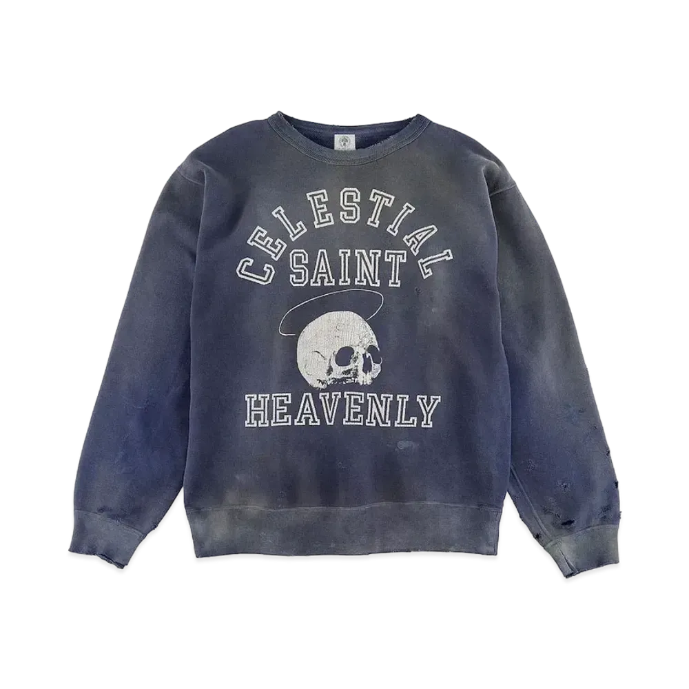 SAINT Mxxxxxx SKULL SWEAT "Navy"
