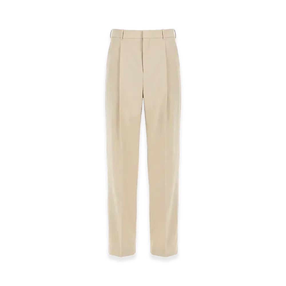Saint Laurent Light Wool Pants "Beige"