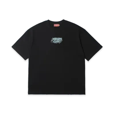 APHRODITEGANG Classic Logo Embroidery S/S Tee "Black/Blue"