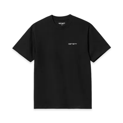 Carhartt WIP Women's Script Embroidery T-Shirt "Black"