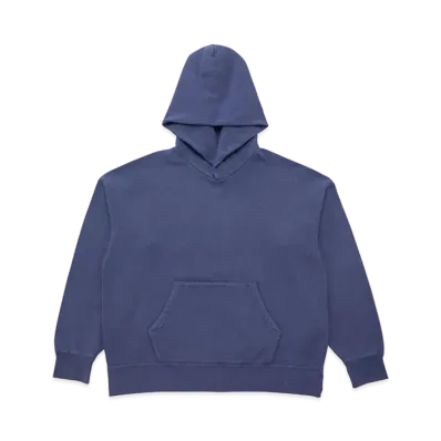 visvim Jumbo SB Hoodie P.O. Dmgd (U.D.) "Blue"