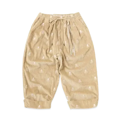 mastermind WORLD Corduroy Cropped Beach Pants "Sand"