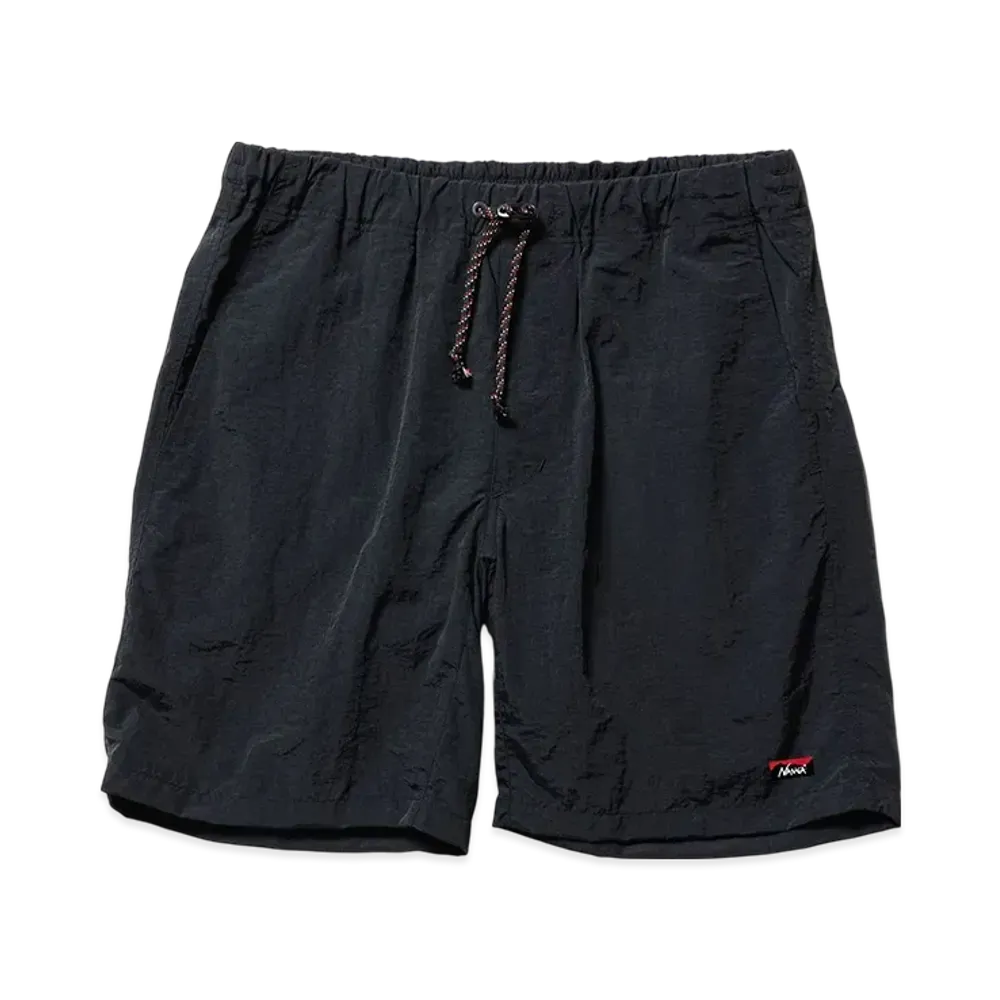NANGA Nylon Tusser Easy Shorts "Black"