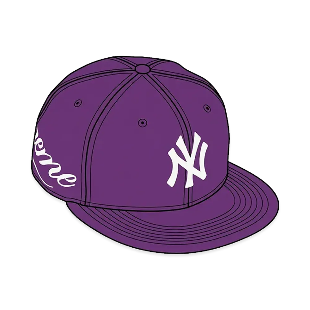 Supreme x New York Yankees New Era "Purple"
