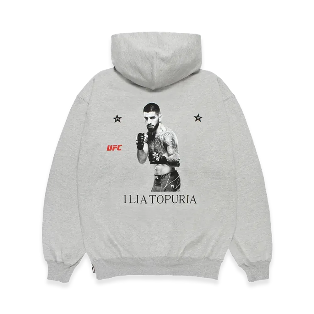 WACKO MARIA x UFC Heavy Weight Zip Hooded Sweat Shirt "Gray"
