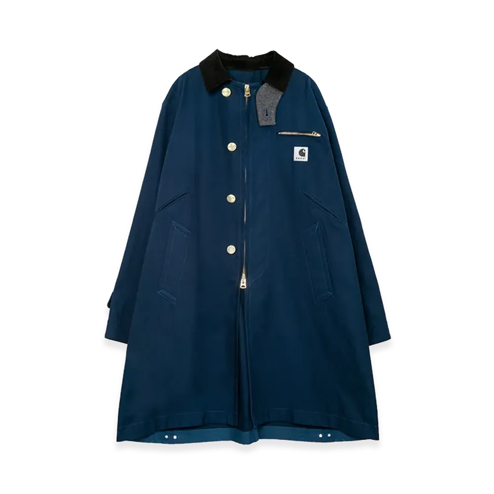 sacai x Carhartt WIP Duck Coat "Blue"