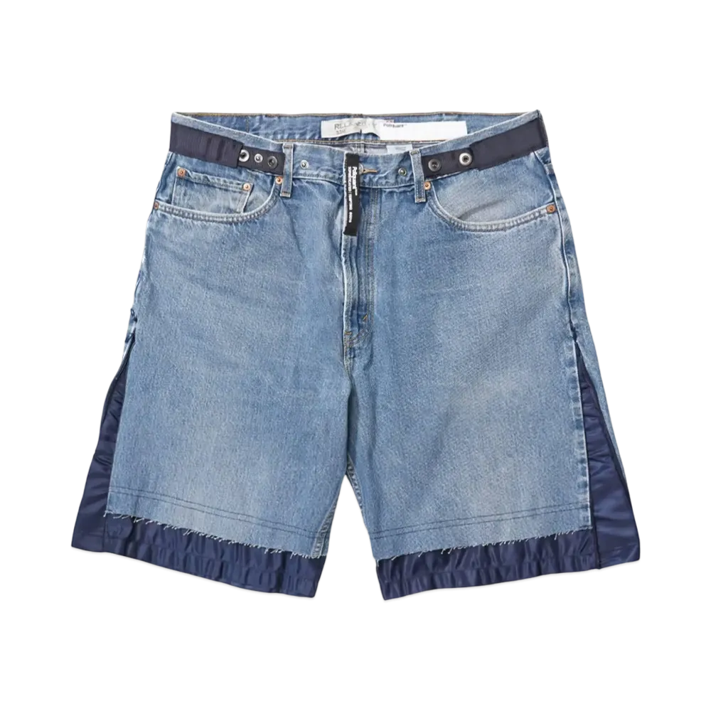 Poliquant THE DEFORMED ADJUSTABLE THRIFTING DENIM 550 [FIGURE S/L] "INDIGO NAVY"
