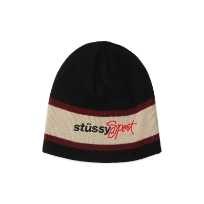 Stussy Sport Stripe Skullcap "Black"