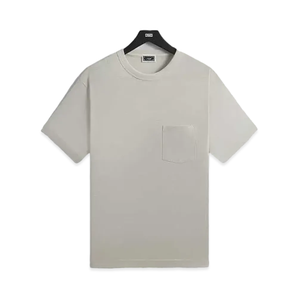 Kith Pointelle Mesh Leonard Pocket Tee "Concrete"