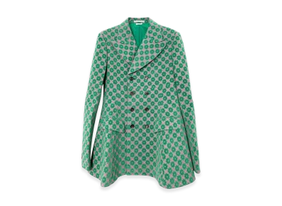COMME des GARCONS HOMME PLUS Geometric Pattern Jacket "Green"