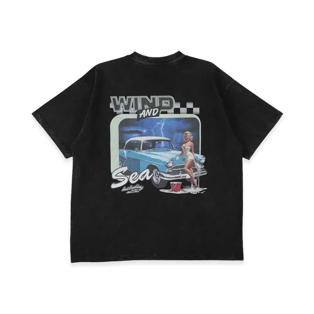 WIND AND SEA Racing S/S Tee "Black"