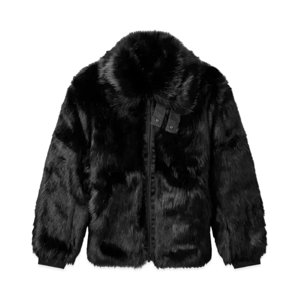 Nike x Ambush Women's Reversible Faux Fur Coat "Black"
