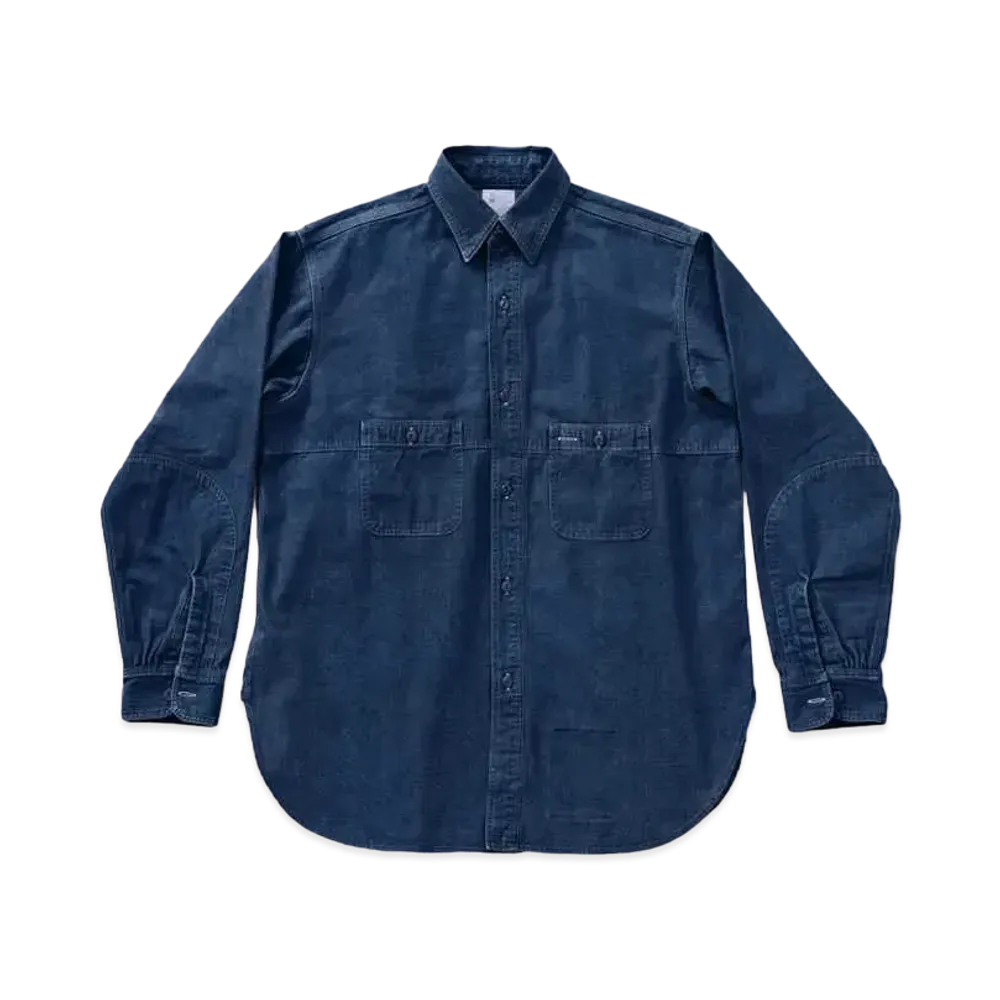 New Manual #016 Unique Dangarees Work Shirt "Indigo"