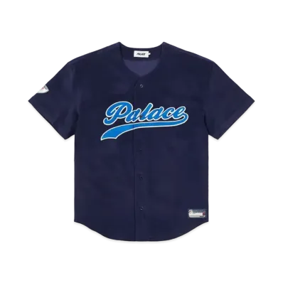 PALACE Cord Baseball Jersey "Navy"