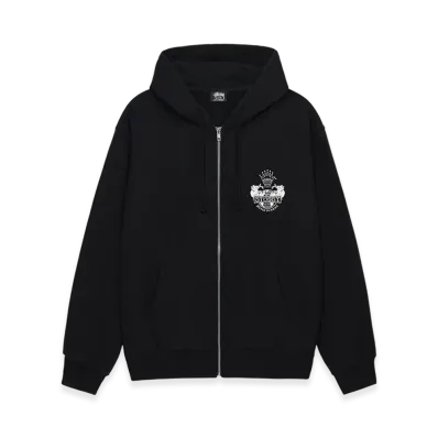 Stussy Built To Last Zip Hoodie "Black"